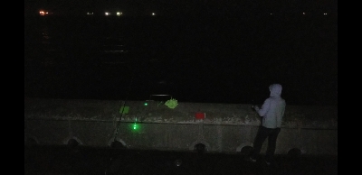 雨の太刀魚釣り